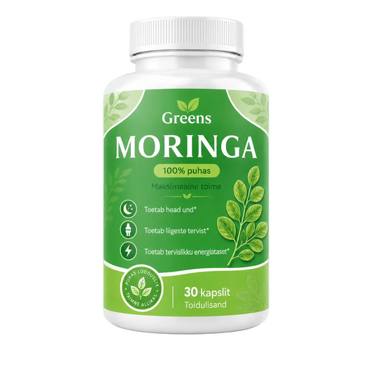 Greens Moringa – Looduslik kortisooli tugi tasakaalu taastamiseks seest ja väljast.